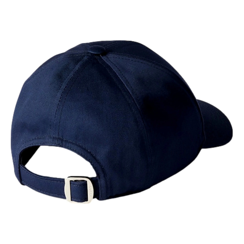 Gucci Baseball Hat with Embroidery in Navy Blue